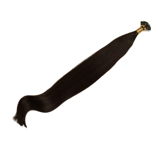 Pre-Bonded Silky Straight I-Tip Hair Extensions image 0