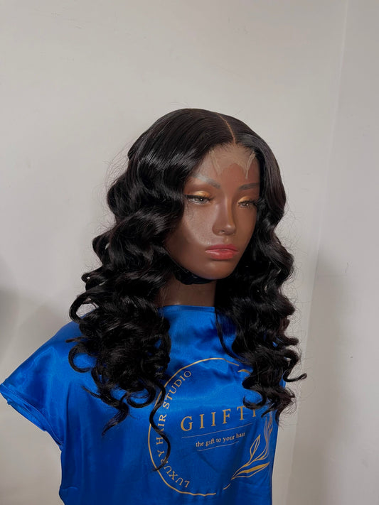 Raven- Glueless 2x6 Hd Loosewave 18” Hd Wig image 0