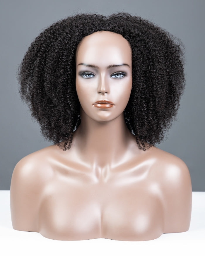 Kinky Curly Half  Wig