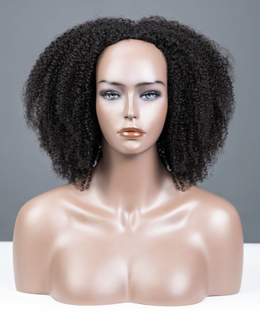 Kinky Curly Half  Wig