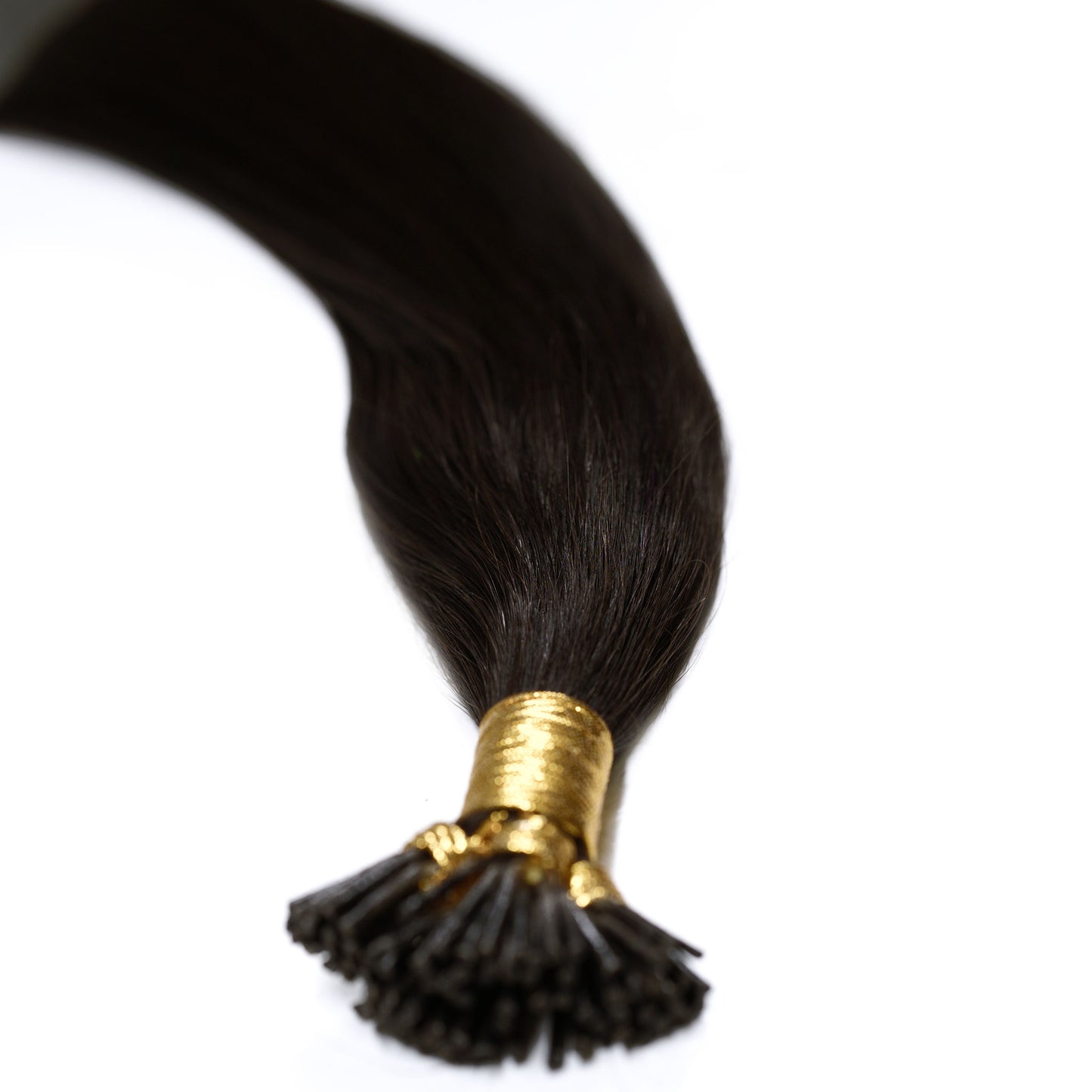 Pre-Bonded Silky Straight I-Tip Hair Extensions image 1
