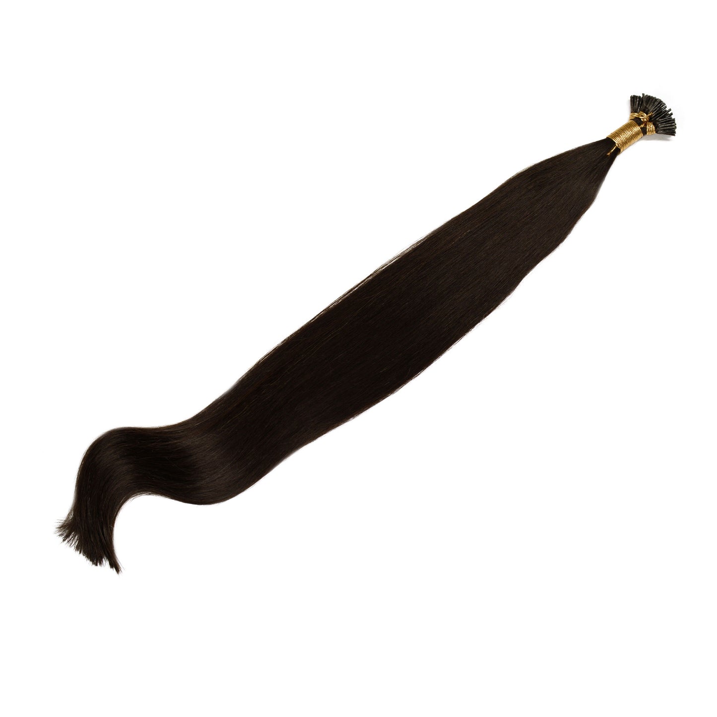 Pre-Bonded Silky Straight I-Tip Hair Extensions - 22" image