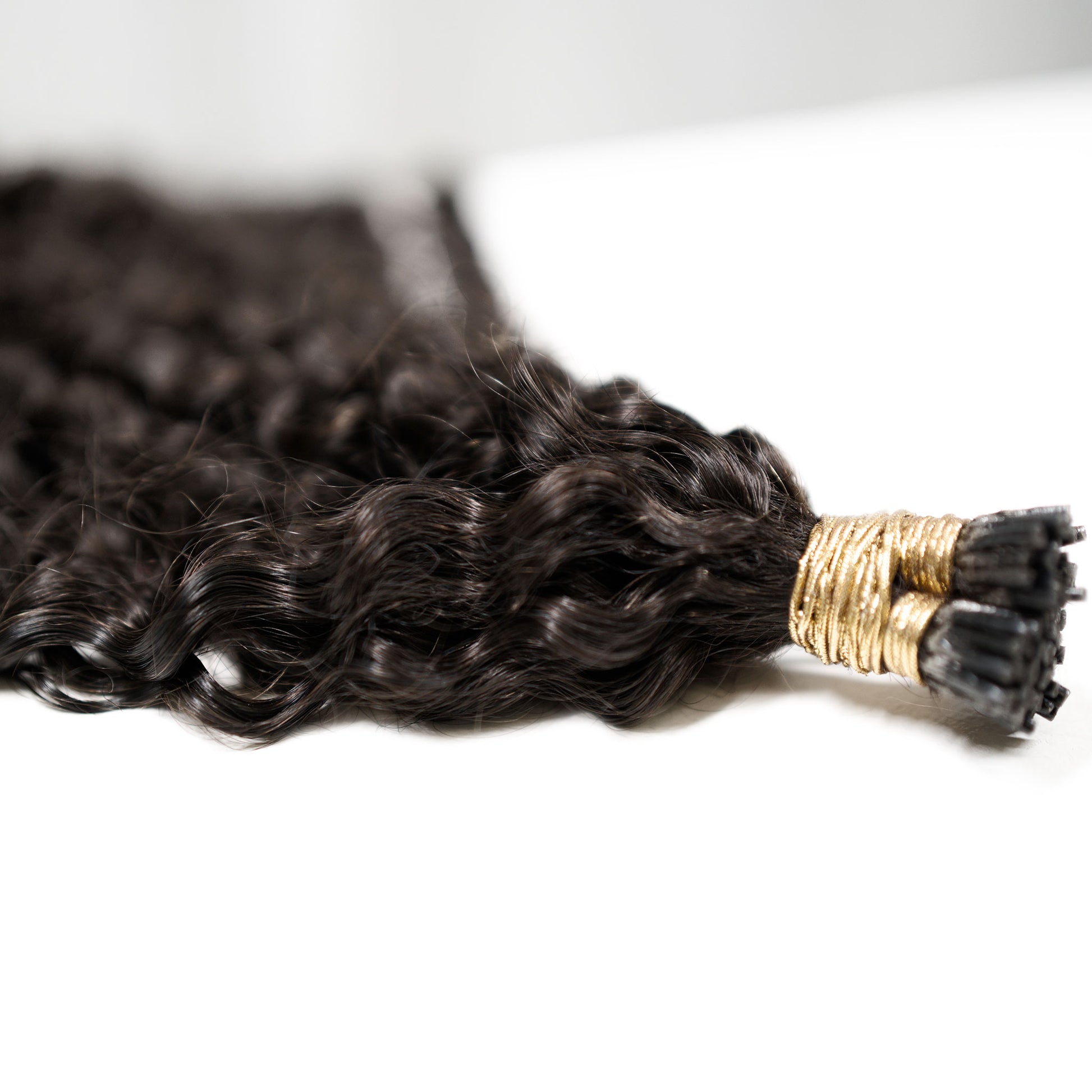 Pre-Bonded Deep Wave I-Tip Hair Extensions image 1