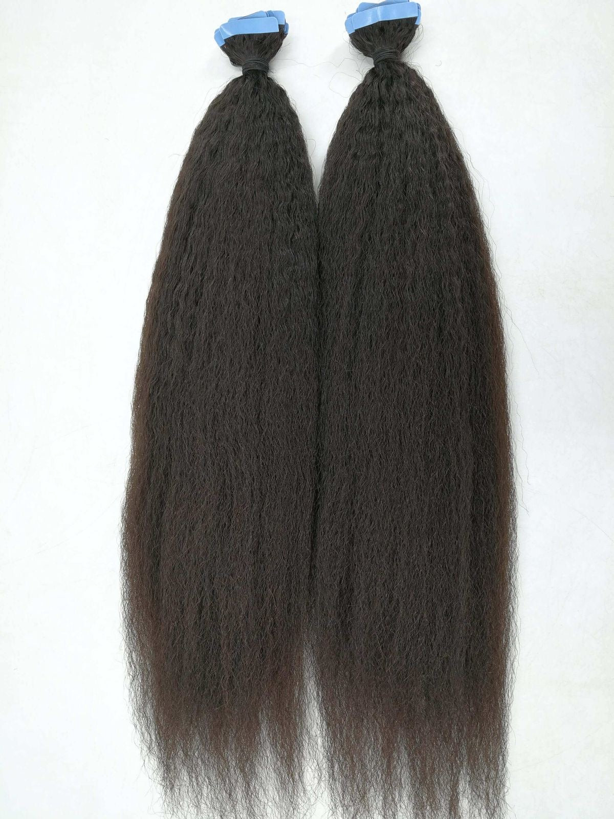 Kinky Straight Tape-In Hair Extensions | Flat, Natural & Lightweight